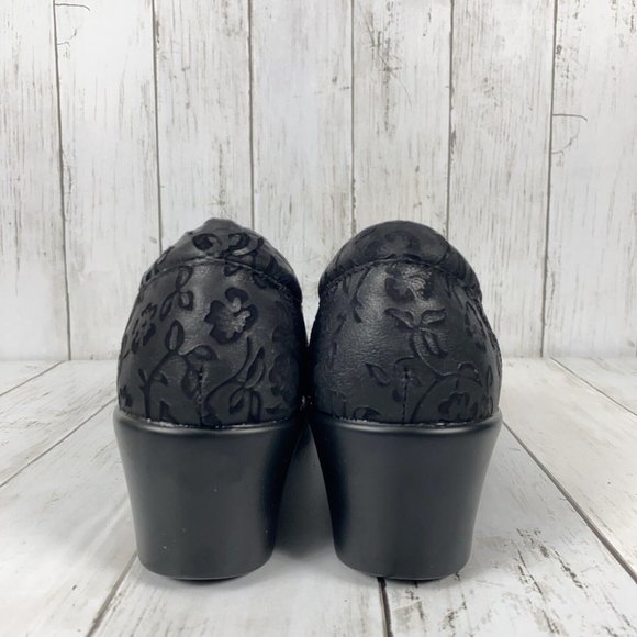 Alegria ERY-461 Black Leather Stretch Clogs Morning Glory Wm Sz 11 EU 42 NWOB - Picture 4 of 9